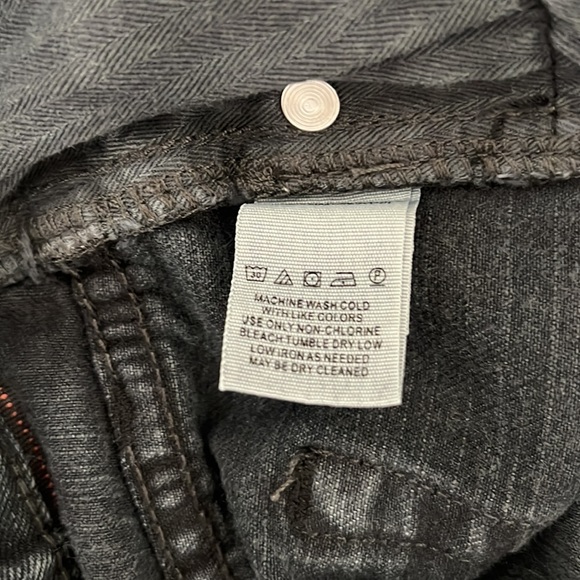 Free People~Frayed Denim Short Shorts / Black / Host Pick - Picture 6 of 7